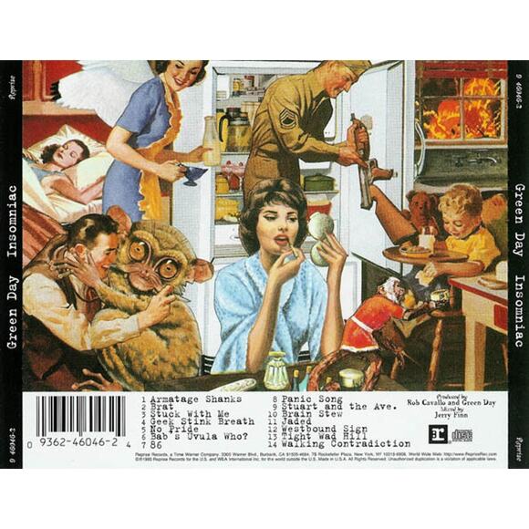 Green Day Insomniac 1995 CD Album VG+ - Picture 2 of 5